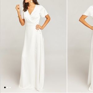 Show Me Your Mumu - Noelle Wrap Dress - Ivory